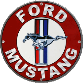 Logo Ford Mustang Wagen Transport 