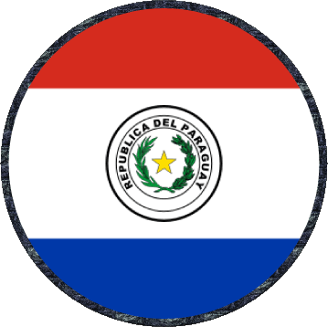 Rond Paraguay Amériques Drapeaux 