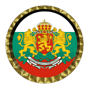 Rond - Anneaux Bulgarie Europe Drapeaux 