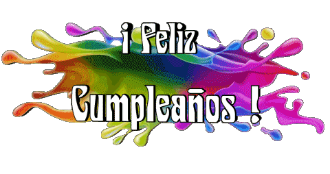 012 Fond Transparent Abstracto - Geométrico Feliz Cumpleaños Espagnol Messages 