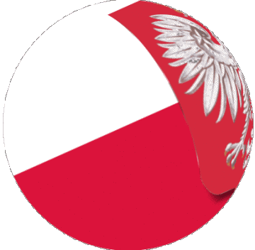 Esfera - Cubo Polonia Europa Banderas 