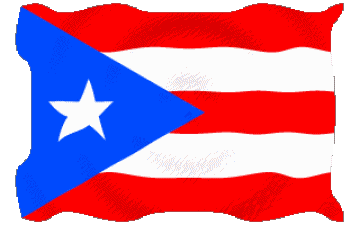 Ondulación Puerto Rico América Banderas 