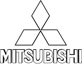 Logo Mitsubishi Coche Transporte 