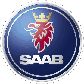 2002-2002 Logo Saab Coches - Viejo Transporte 
