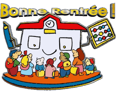 07 Transparenter Hintergrund Bonne Rentrée Französisch Nachrichten 