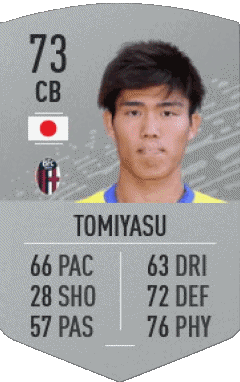 Takehiro Tomiyasu Japón F I F A - Jugadores  cartas Vídeo Juegos Multimedia 