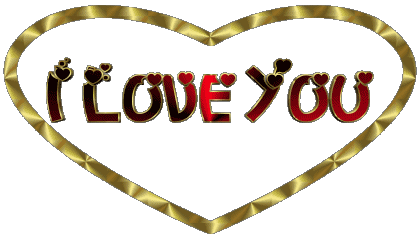 Herz I Love You Englisch Nachrichten 