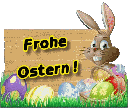 04 Frohe Ostern Alemán Mensajes 