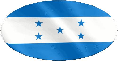 Oval Honduras America Flags 
