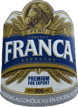 Franca Peru Bier Getränke 