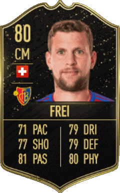 Fabian Frei Schweiz F I F A - Karten Spieler Videospiele Multimedia 