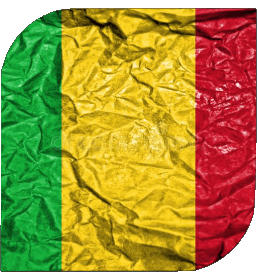 Carré Mali Afrique Drapeaux 