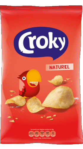 Croky Bélgica Aperitivos - Chips - Snack Comida 