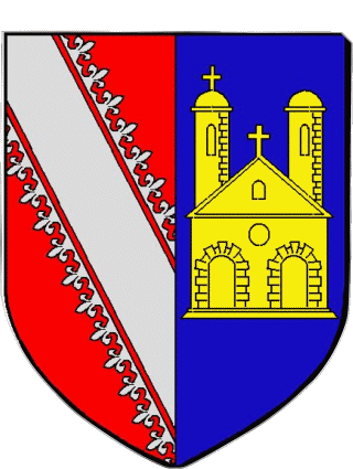 Blazon-Blazon ERSTEIN 67 Departments - Cities France Flags 