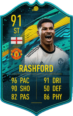 Marcus Rashford England F I F A - Card Players Video Games Multi Media 