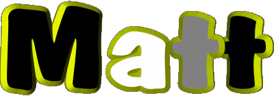 Matt M MASCULINE -  UK - USA - IRL - AUS - NZ First Names 