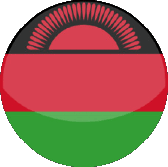 Tondo Malawi Africa Bandiere 