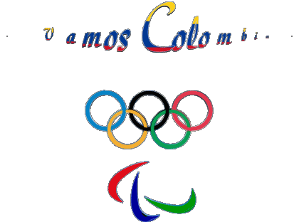Juegos Olímpicos Vamos Colombia Spagnolo Messagi 