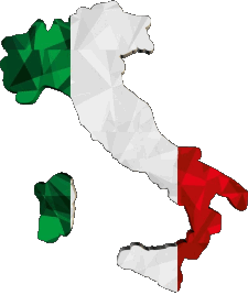 Map National Italy Europe Flags 