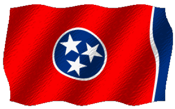 Ondulation Tennessee U.S.A - Etats Amériques Drapeaux 