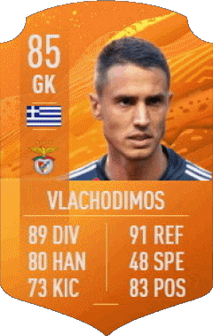 Odisseas Vlachodimos Grecia F I F A - Jugadores  cartas Vídeo Juegos Multimedia 