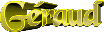 Géraud G MASCULINE - France First Names 