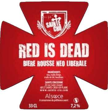 Red is dead-Red is dead Sainte Cru France Métropole Bières Boissons 