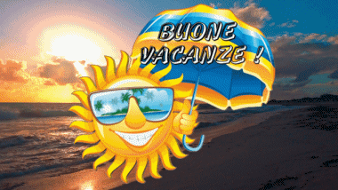 004 Animierter Hintergrund Buone Vacanze Italienisch Nachrichten 