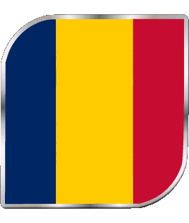 Carré Tchad Afrique Drapeaux 