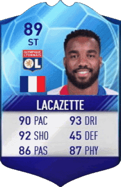 Alexandre Lacazette France F I F A - Card Players Video Games Multi Media 