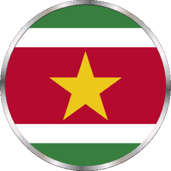 Tondo Suriname America Bandiere 