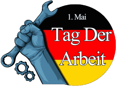 Tag Der Arbeit - Deutschland 1. Mai Tedesco Messagi 