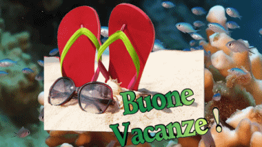 006 Fondo animado Buone Vacanze Italiano Mensajes 