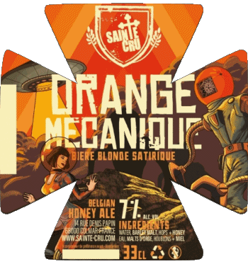 Orange Mécanique-Orange Mécanique Sainte Cru Frankreich Bier Getränke 
