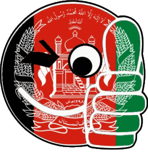 Smiley - OK Afganistán Asia Banderas 