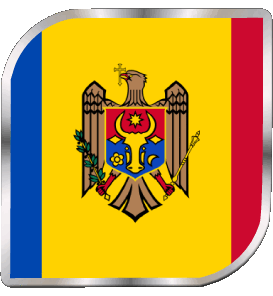 Carré Moldavie Europe Drapeaux 
