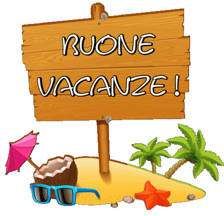 22 Sfondo trasparente Buone Vacanze Italiano Messagi 