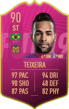 Alex Teixeira dos Santos Brazil F I F A - Card Players Video Games Multi Media 