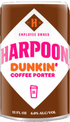 Dunkin' Coffee Porter-Dunkin' Coffee Porter Harpoon Brewery USA Cervezas Bebidas 
