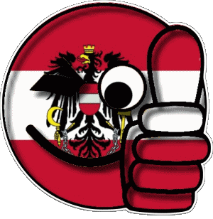 Faccina - OK Austria Europa Bandiere 