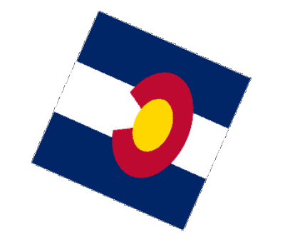 Sphere - Cube Colorado U.S.A - States America Flags 