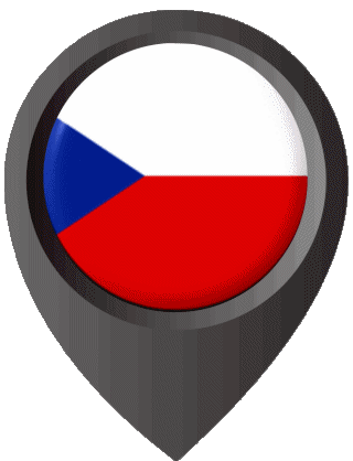 Location Pin Czech Republic Europe Flags 