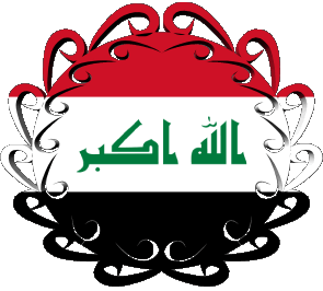 Forme 01 Iraq Asie Drapeaux 