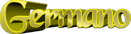 Germano G MANN - Italien Vorname 
