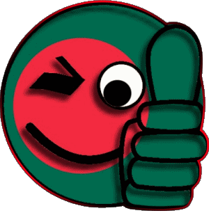 Smiley - OK Bangladesh Asia Banderas 