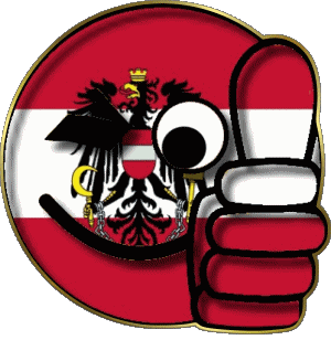 Smiley - OK Austria Europa Banderas 