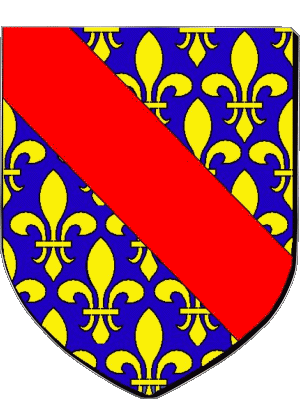 Blazon-Blazon Allier 03 Departments - Cities France Flags 