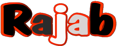 Rajab R MASCULINO - Magreb Musulmán Nombre 