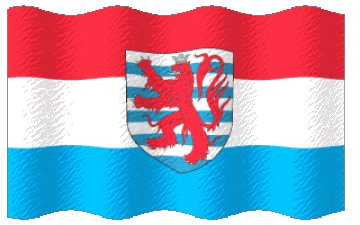 Ondulation Luxembourg Europe Drapeaux 