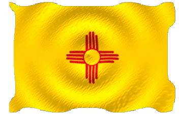 Ondulation New Mexico U.S.A - Etats Amériques Drapeaux 
